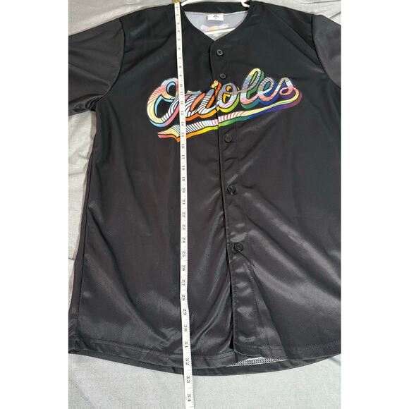 Baltimore Orioles MLB Jersey Pride Night 2025 Black Unisex Sz XL - Picture 8 of 9
